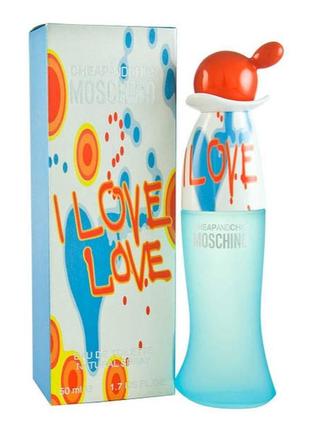 Moschino&nbsp; i love love (москино ай лав) 100 мл, женская парфюмированная вода