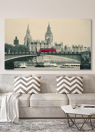 Модульна картина у вітальню / спальню  велика британія     mlp_142  ( 60х30см )2 фото