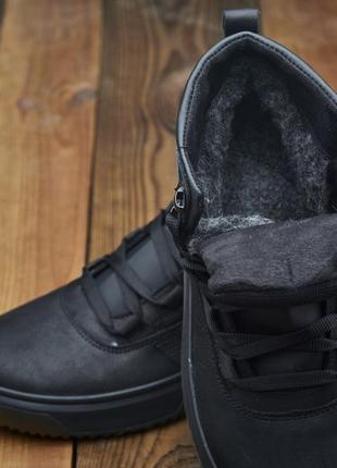 Чоловічі зимові черевики adidas, спортивные молодежные зимние ботинки на меху7 фото