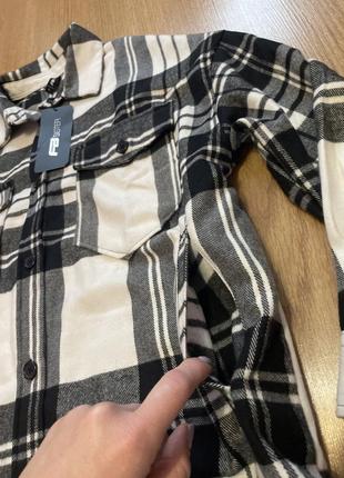 Новая байковая теплая рубашка куртка fb sister размер l5 фото