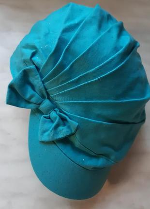 Голубая кепка для девочки "topolino" германия размер 52