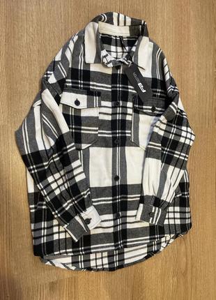 Новая байковая теплая рубашка куртка fb sister размер l7 фото