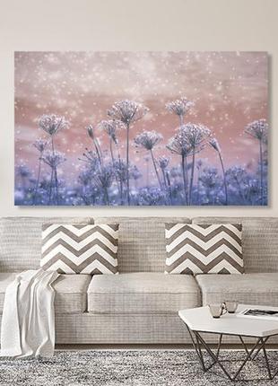 Картина холст в гостиную / спальню   квіти    mlp_2272 фото