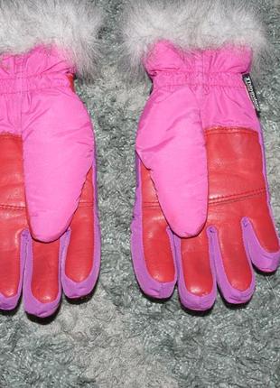 Лыжные варежки перчатки на 8-10 лет3 фото