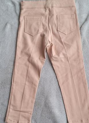 Стильные классические брюки для девочки, брюки с ремнем, детские джинсы с молнией, праздничные брюки базовые6 фото