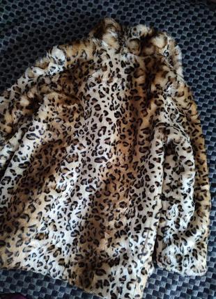 Розпродаж!!! шубка в лео-принт