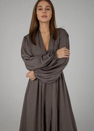 Жіночий костюм diana в піжамному стилі для дому та сну комплект-трійка бра халат штани тканина шовк віскоза6 фото