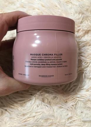 Маска питательная для окрашенных волос kerastase chroma absolu masque chroma filler 500 мл2 фото