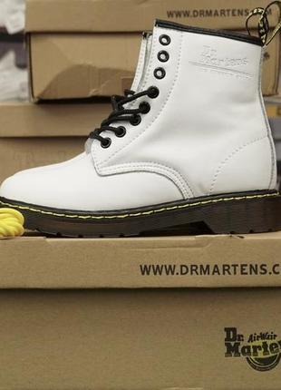 Ботинки dr. martens мартенс наложка люкс с мехом 37р 23см-23.5см