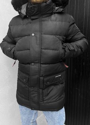 Куртка зимова чоловіча canada goose тепла парка