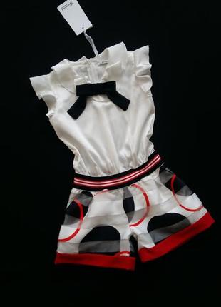 Нарядный ромпер/комбинезон gaialuna (италия) на 2-3 годика (размер 98)