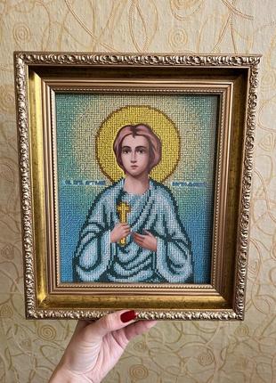 Ікона артемій веркольский вишита бісером артем артур ручна робота