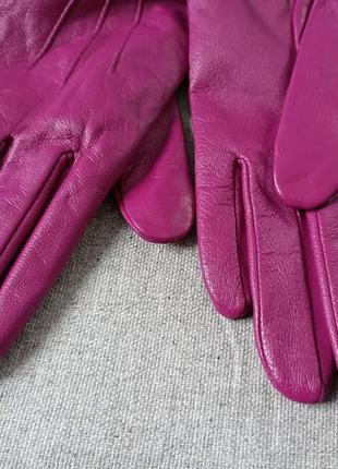 Шкіряні рукавички перчатки mark's and spencer3 фото