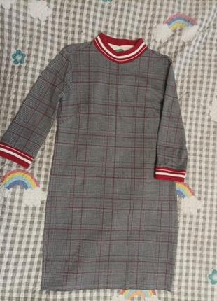 Плаття сукня у клітинку м benetton