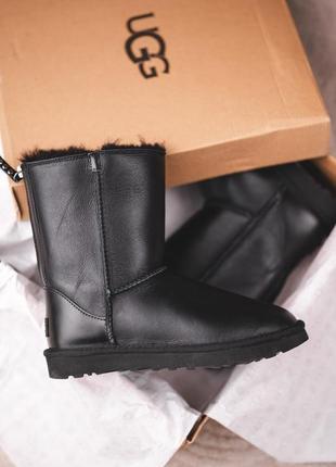 Угги угги угги угги ugg classic short ii black zip boot