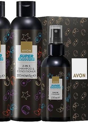 Детский парфюмерно-косметический набор avon «супер геймер» 3 в 1