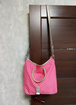 Брендовая новая красивая сумка-шоппинг с двумя видами ручек р.42-32.1 фото