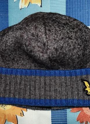 Шапка lyle&scott, оригинал, beanie размер (коротка)