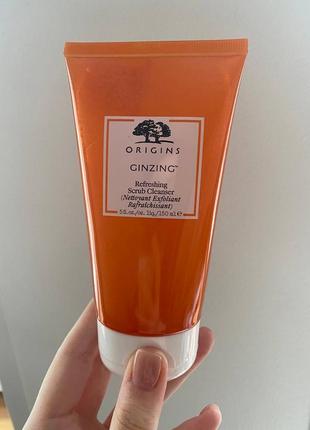 Очищувальний засіб для обличчя origins ginzing refreshing scrub cleanser