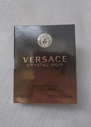 Женская туалетная вода пробник versace crystal noir