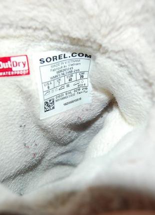 Зимние ботинки sorel 40 размер7 фото