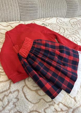 Костюм юбка и свитер3 фото