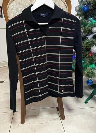 Burberry кофта поло водолазка