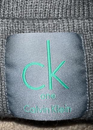 Шапка calvin klein one, оригинал, one size unisex7 фото