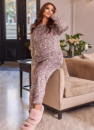 Комплект для дома, пижама женская махровая 48-623 фото