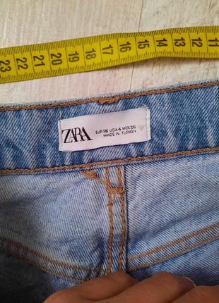 Джинсы голубые zara 36 р8 фото