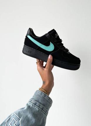 Кроссовки tiffany air force 1 low black4 фото