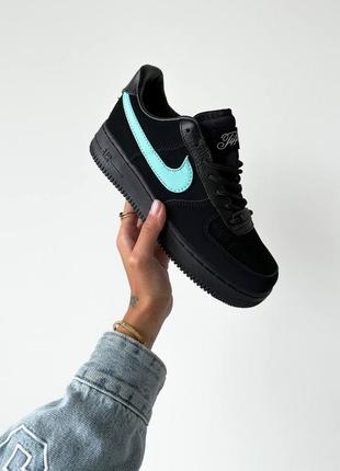 Кроссовки tiffany air force 1 low black2 фото