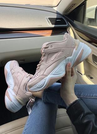 Nike m2k tekno pink 🔺 женские кроссовки найк м2к текно розовый6 фото