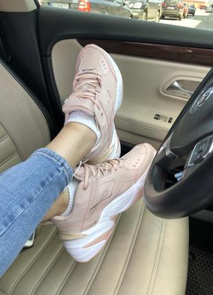 Nike m2k tekno pink 🔺 женские кроссовки найк м2к текно розовый2 фото