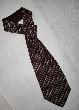 Краватка аскот, галстук с петлей, шелк4 фото