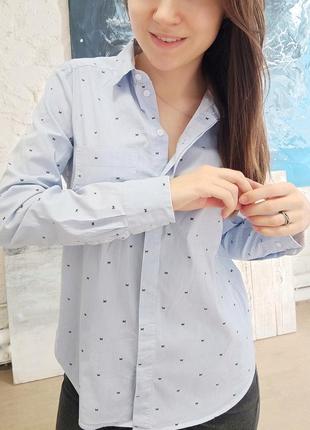 Сорочка h&m із принтом метеликів