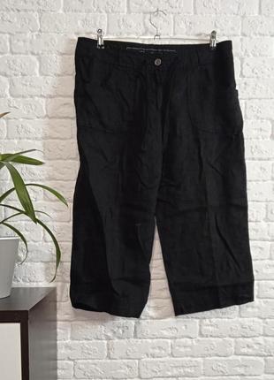 Фирменные льняные бриджи