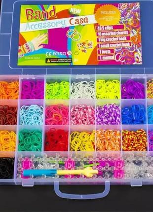 Набор детских резинок для плетения браслетов и аксессуаров3 фото