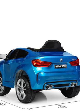 Детский электромобиль джип bmw x6m jj2199eblrs-46 фото