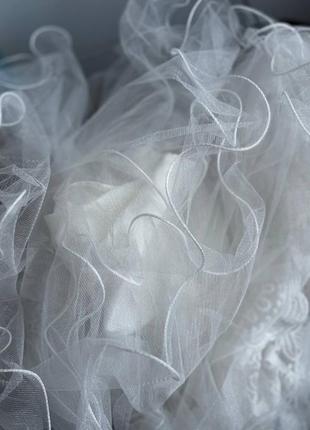 Свадебное вечернее кружевное платье9 фото