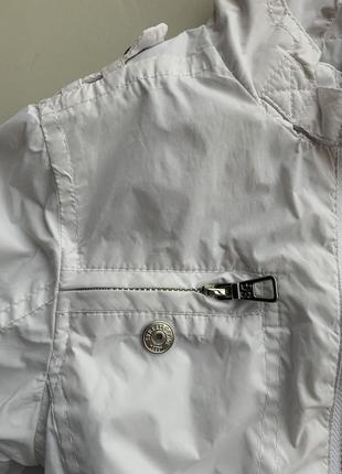 Белая ветровка легкая куртка оригинал италия street gang3 фото