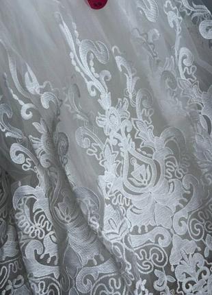 Нова весільна вечірня міді мереживна сукня англійського бренду8 фото