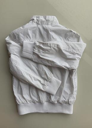 Белая ветровка легкая куртка оригинал италия street gang6 фото