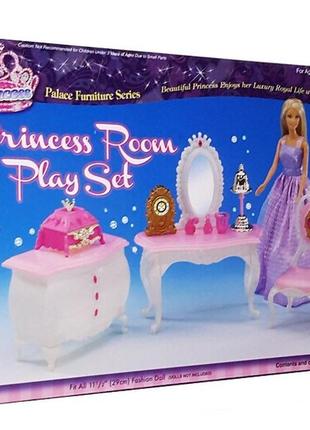 Набор игрушечной мебели для куклы gloria princess room playset