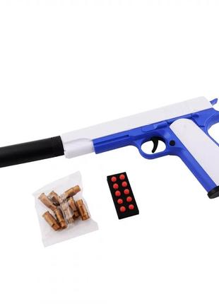 Іграшковий пістолет colt m1911 з м'якими кулями || дитяча зброя