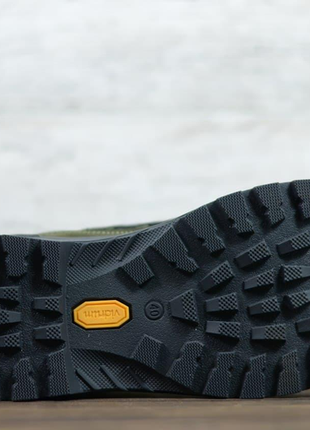 Топові чоловічі зимові хакі черевики-кросівки з хутром,олива,зелені шкіряні/натуральна шкіра на зиму5 фото