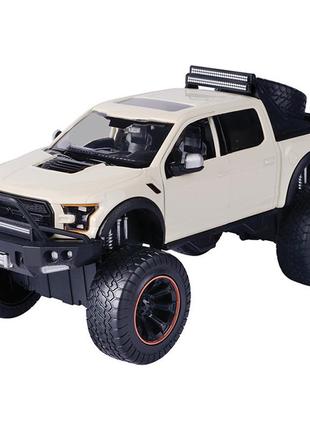 Джип металлический с резиновыми колесами 2017 ford f-150 raptor 79142