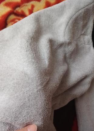Меховушка тепла для дому та сну, пижамка, травка, хутряна кофтинка5 фото