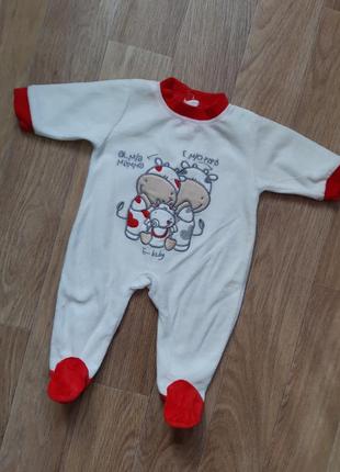 Велюровий чоловічок сліп image baby