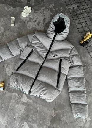 Зимняя мужская куртка пуховик зимова спортивна зимова куртка nike shoes nsw7 фото